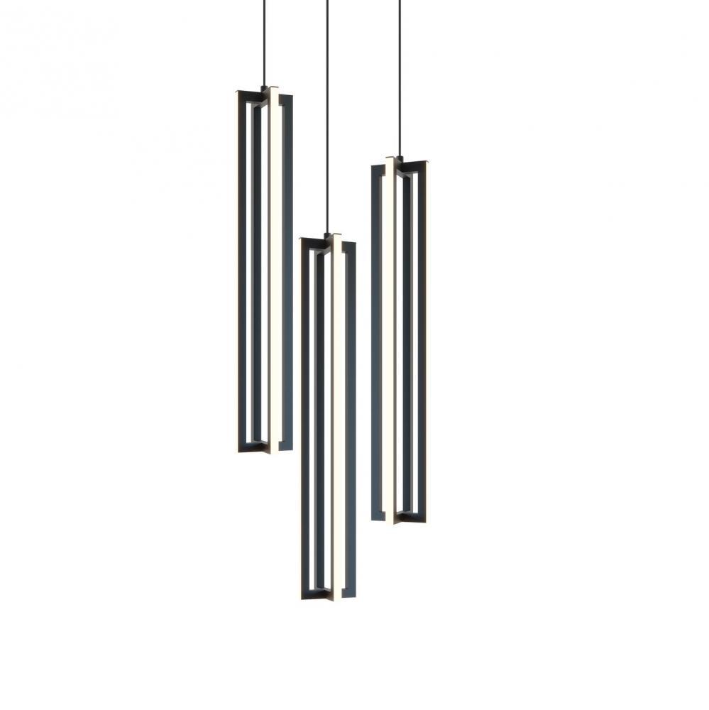 Cass 3 Light Small Round Pendant