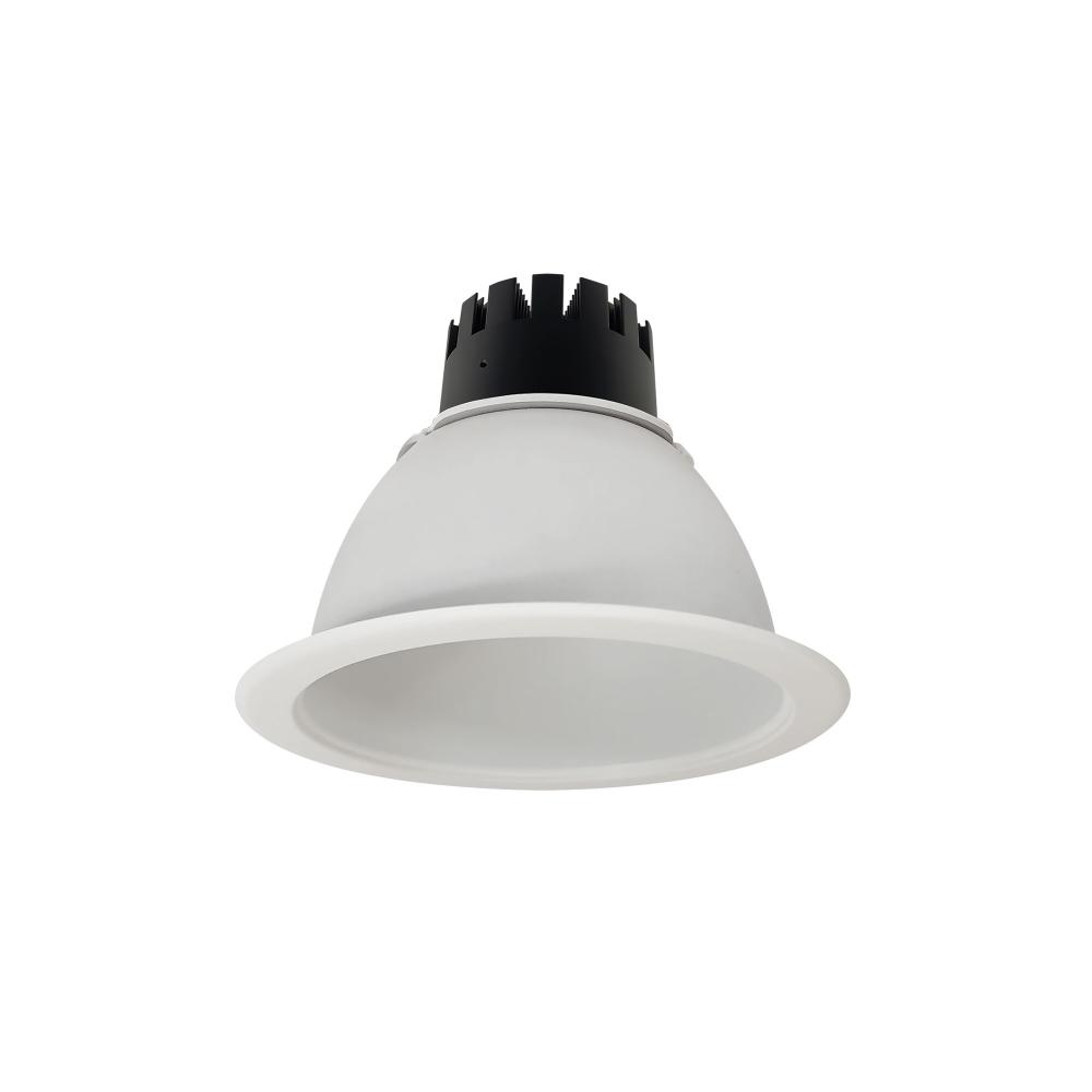 6" Sapphire III Round Open Reflector, 1500lm, 3000K, Spot Optic, Matte Powder White