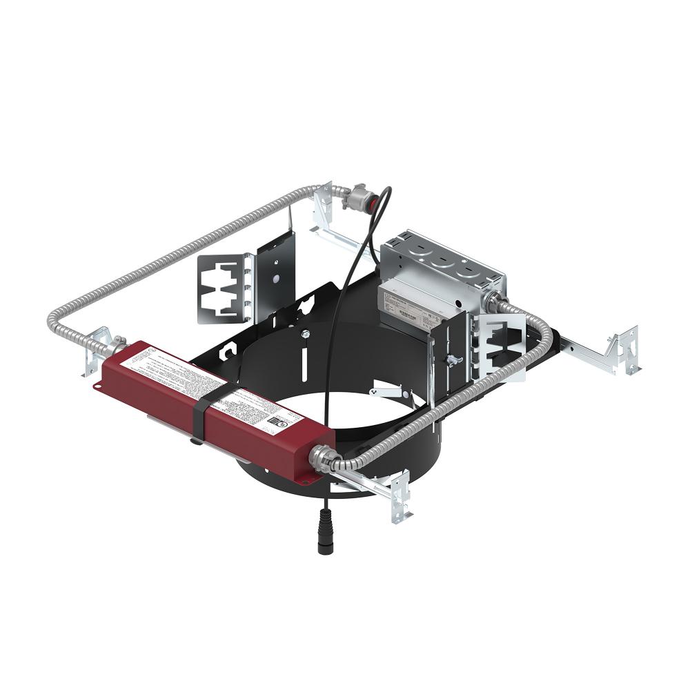 8" Sapphire III Non-IC New Construction Housing w/ Integral Test Switch EM Driver, 26W / 2500lm,