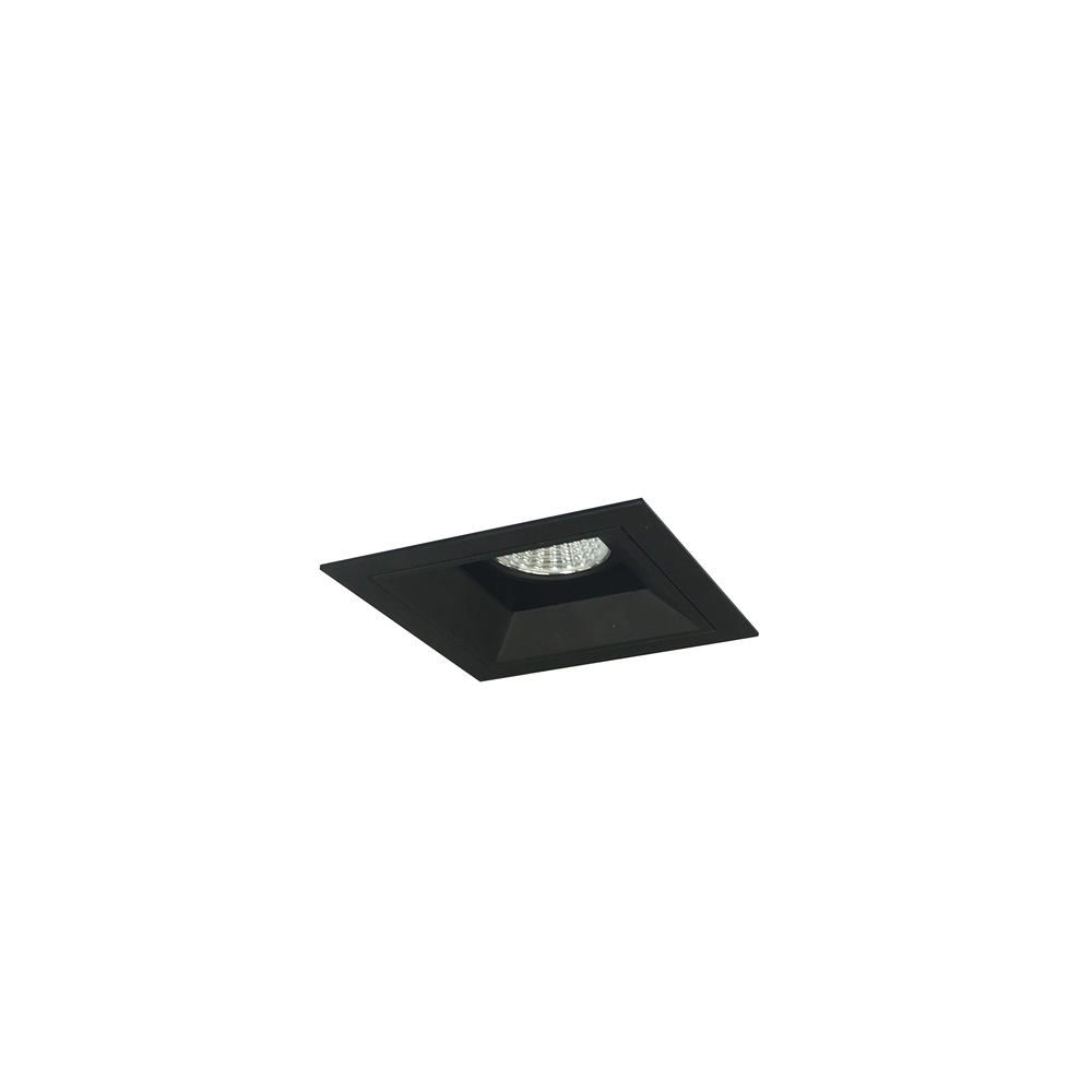 Iolite MLS 1-Head Trim Kit, Black Flange, 3000K, 1000lm, Black Fixed Downlt. Trim