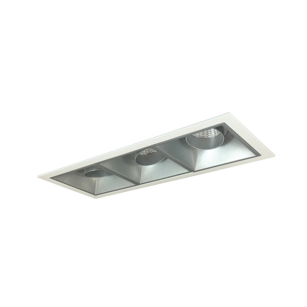 Iolite MLS 3-Head Trim Kit, MPW Flange, 3500K, 1000lm, Haze Adj. Snoot Trims