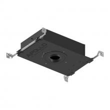 Nora NHAPIC-3R10L32740DC - 3" Apollo Round IC Air-Tight New Construction Housing w/ 0.875" to 1.25" Ceiling Collar,