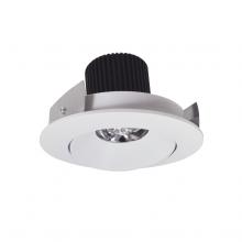 Nora NIO-4RC40QMPW - 4" Iolite LED Round Adjustable Cone Reflector, 10-Degree Optic, 900lm / 12W, 4000K, Matte Powder