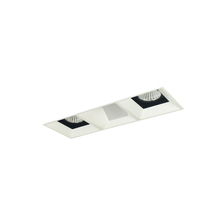 Nora NMIOTL-13-NF-FFW-40X-10-BMPW - Iolite MLS 3-Head Trimless Reflector Kit, 4000K, 1000lm, Black/MPW Fixed Downlt./Wall Wash Trims