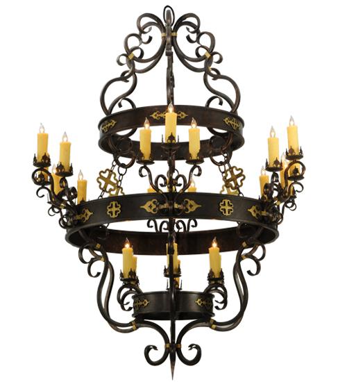 60"W Santino 24 LT Chandelier
