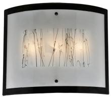 Meyda Blue 116897 - 24" Wide Fused Glass Twigs Glass Wall Sconce