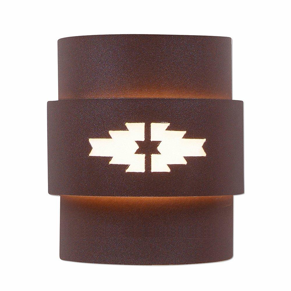 Northridge Sconce Large - Pueblo - Rustic Brown Finish