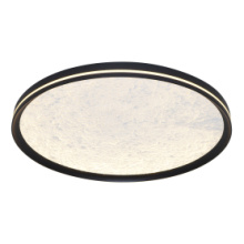 Artcraft AC6875BK - Luna Integrated LED Flush Mount 20", Black