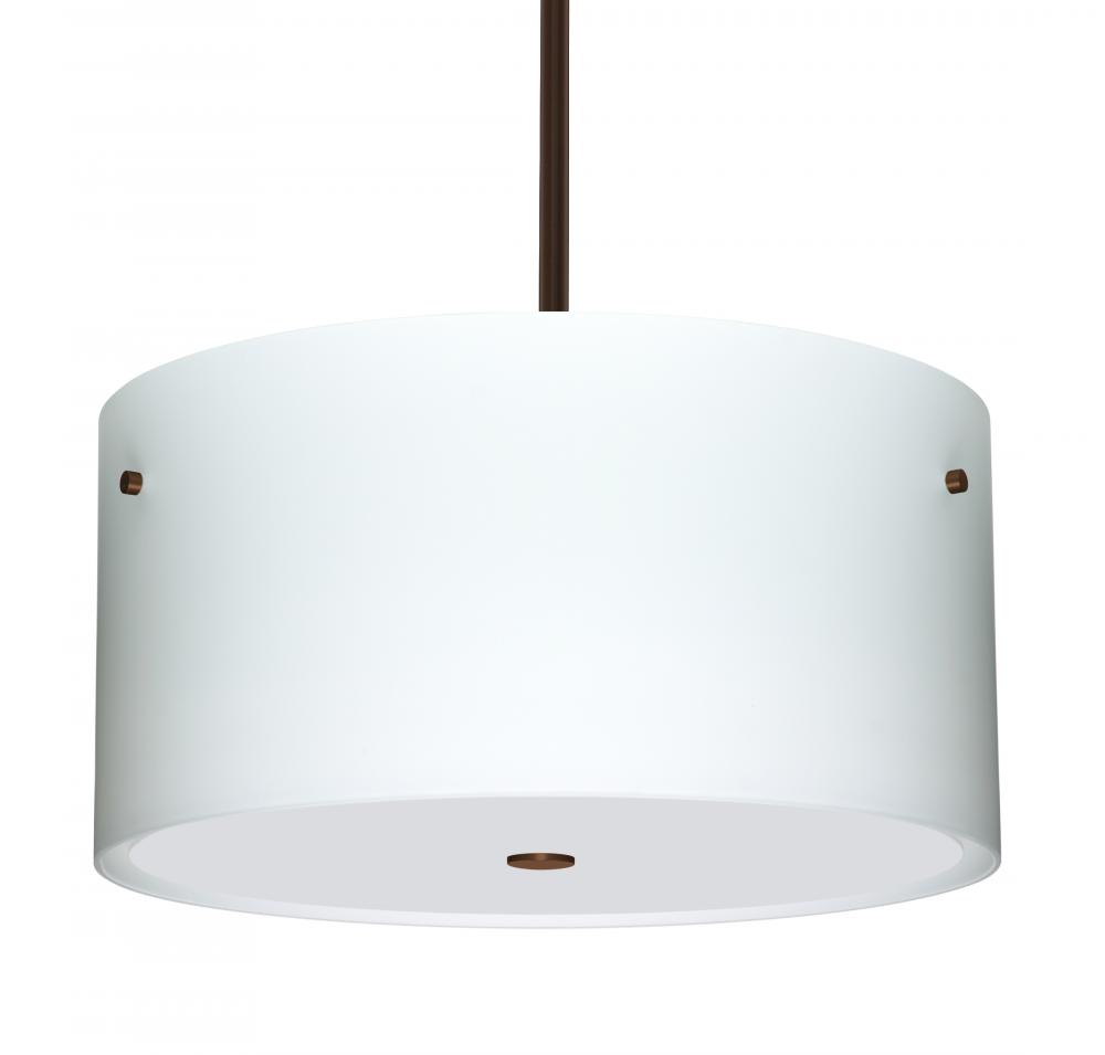 Besa Tamburo 16 Pendant Opal Matte Bronze 3x11W LED