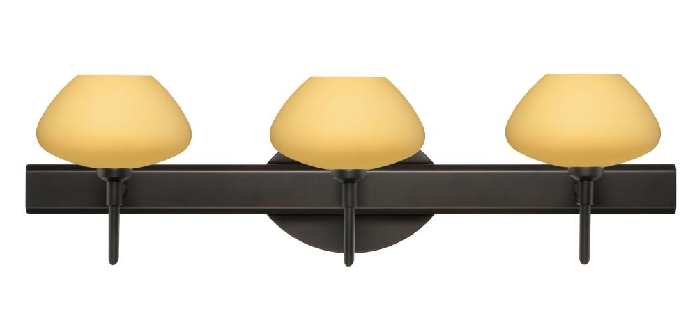 Besa Wall Peri Bronze Vanilla Matte 3x40W G9