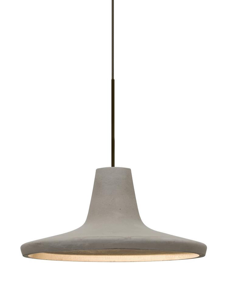 Besa Modus Cord Pendant For Multiport Canopy, Tan, Bronze Finish, 1x9W LED