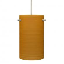 Besa Lighting J-4005OK-SN - Besa Tamburo 5 Pendant, Oak, Black Finish, 1x100W MAX E26 Base