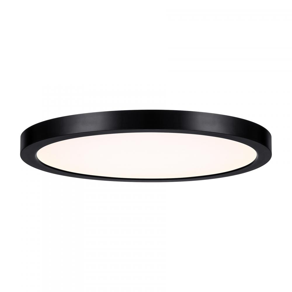 LED Flush Mount in Black