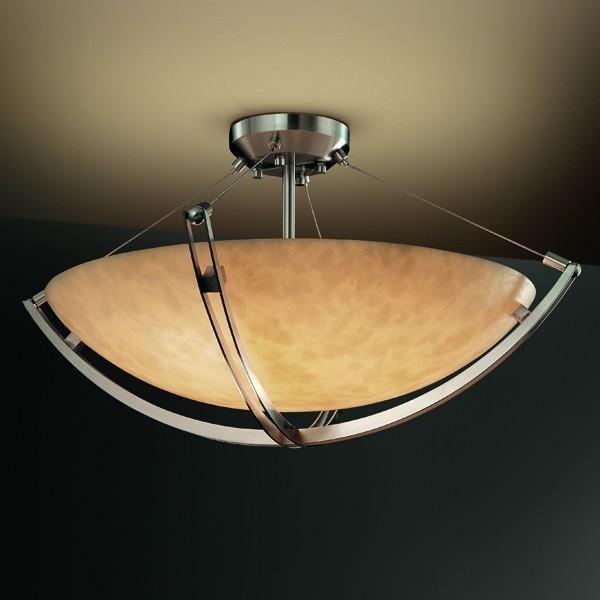 36" Semi-Flush Bowl w/ Crossbar