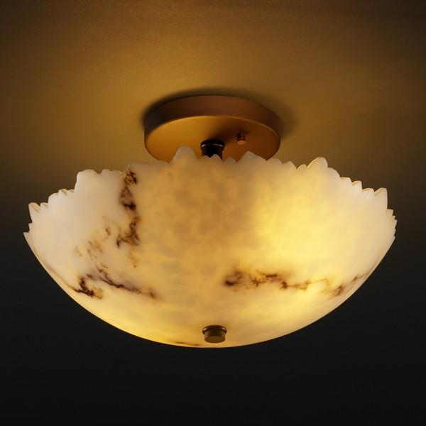 14" Round Semi-Flush Bowl