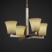 Justice Design Group CLD-8829-20-NCKL - Modular 4-Light Chandelier