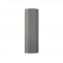 Justice Design Group CER-5400W-GRY - ADA Tube - Closed Top (Outdoor)