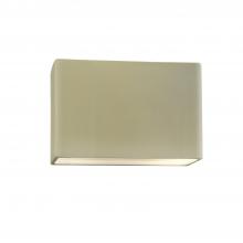 Justice Design Group CER-5650W-VAN - Large ADA Rectangle (Outdoor) Wall Sconce - Closed Top