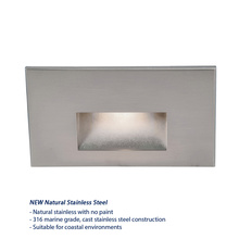 WAC US WL-LED100-RD-SS - LEDme? Horizontal Step and Wall Light