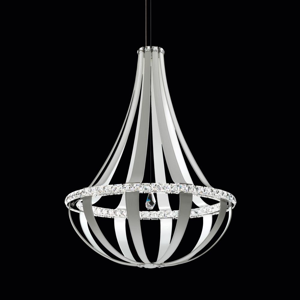Crystal Empire LED 45IN 3000K 120V Pendant in Chinook with Crystals from Swarovski®
