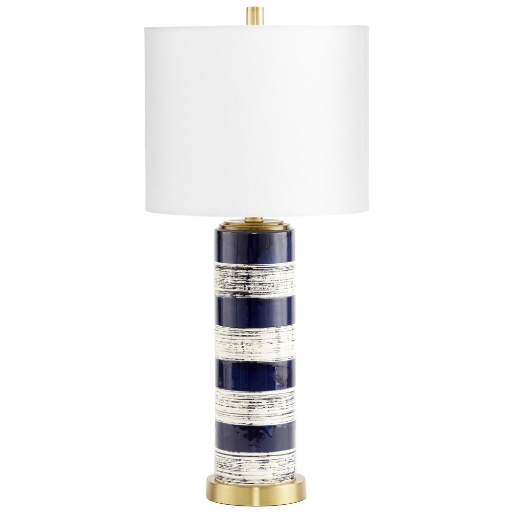 Bristle Brush Table Lamp Blue