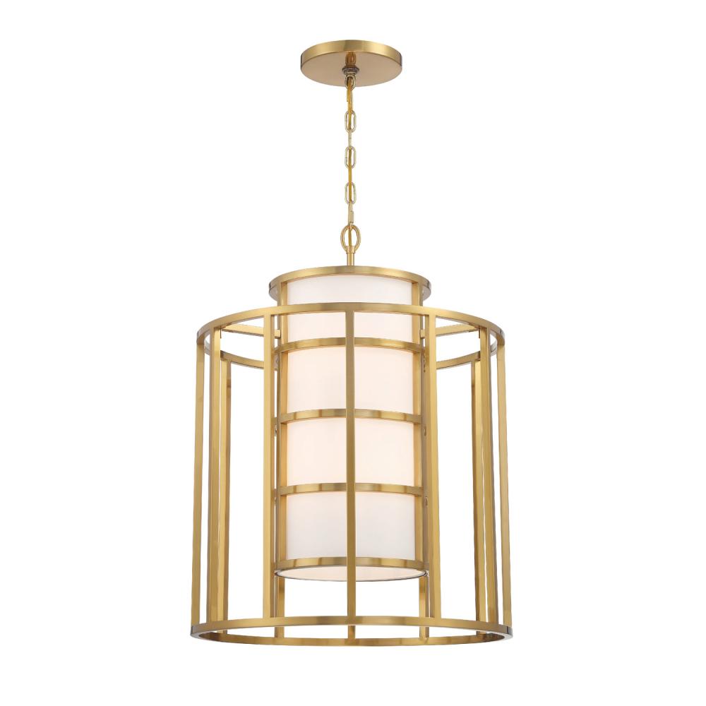 Brian Patrick Flynn for Crystorama Hulton 6 Light Luxe Gold Chandelier