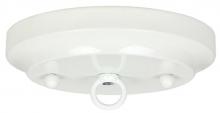 Westinghouse 7001200 - Classic Canopy Kit with Center Hole White Finish