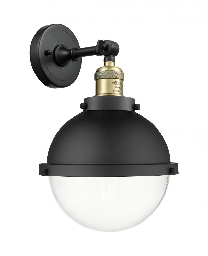 Hampden - 1 Light - 9 inch - Black Antique Brass - Adjustable Sconce