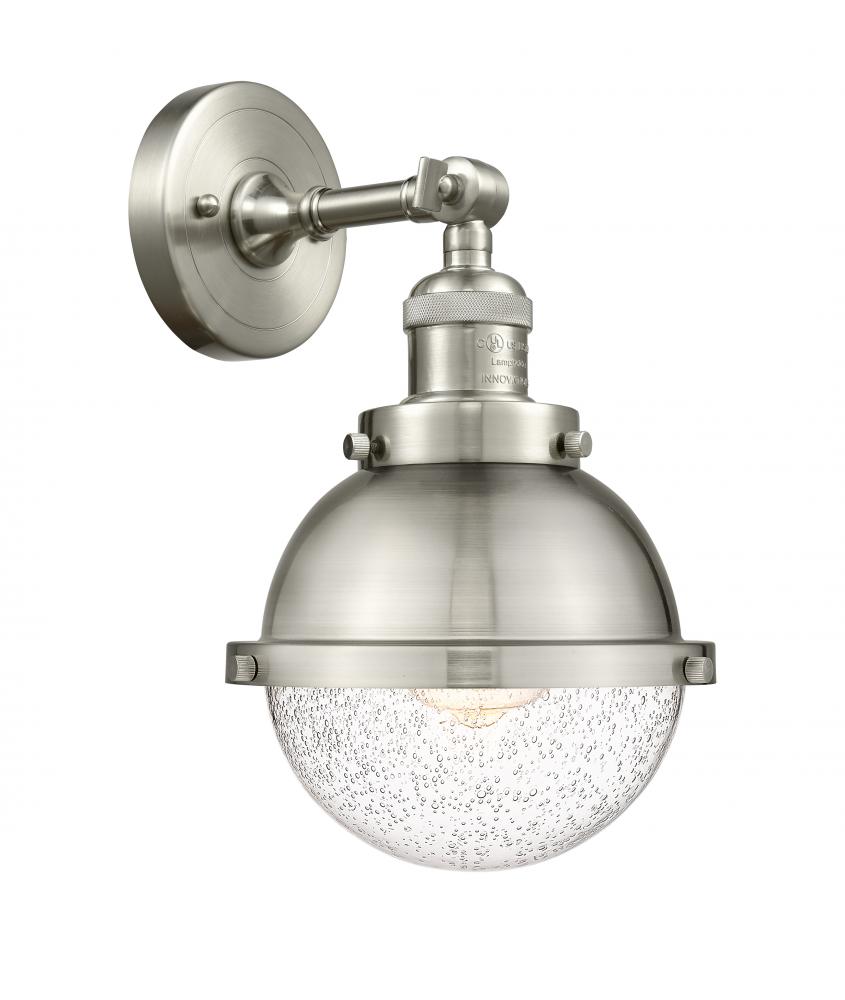 Hampden - 1 Light - 7 inch - Brushed Satin Nickel - Adjustable Sconce