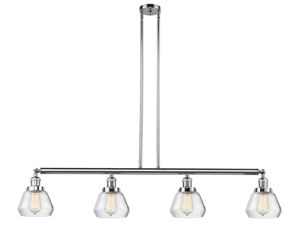 Fulton - 4 Light - 51 inch - Polished Chrome - Stem Hung - Adjustable Island Light