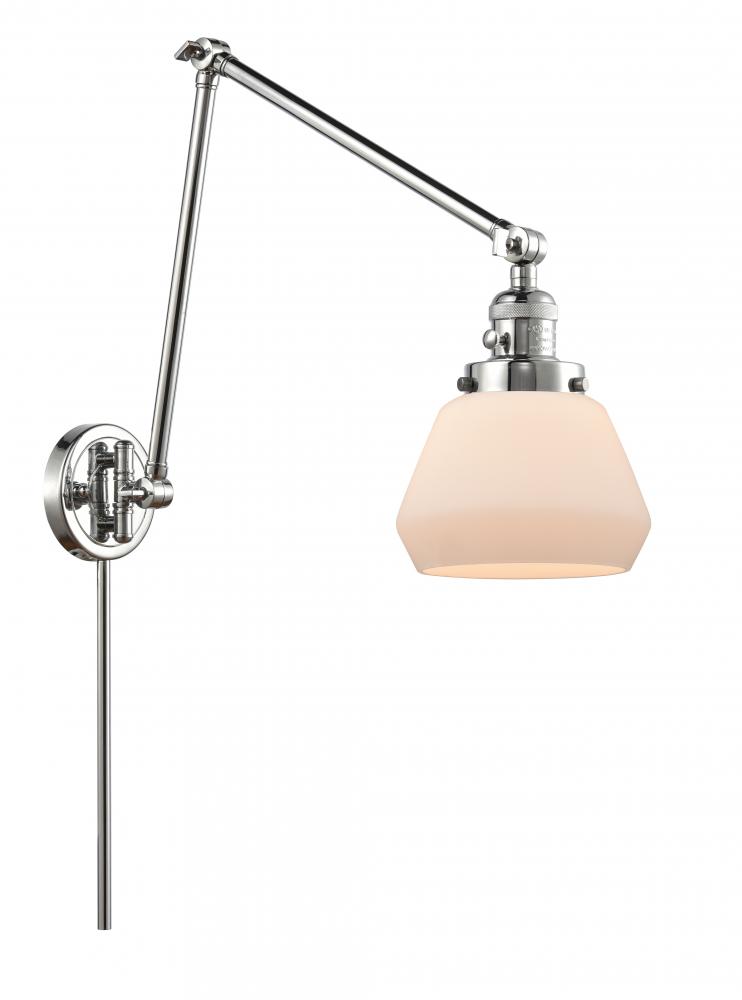 Fulton - 1 Light - 8 inch - Polished Chrome -Adjustable Swing Arm