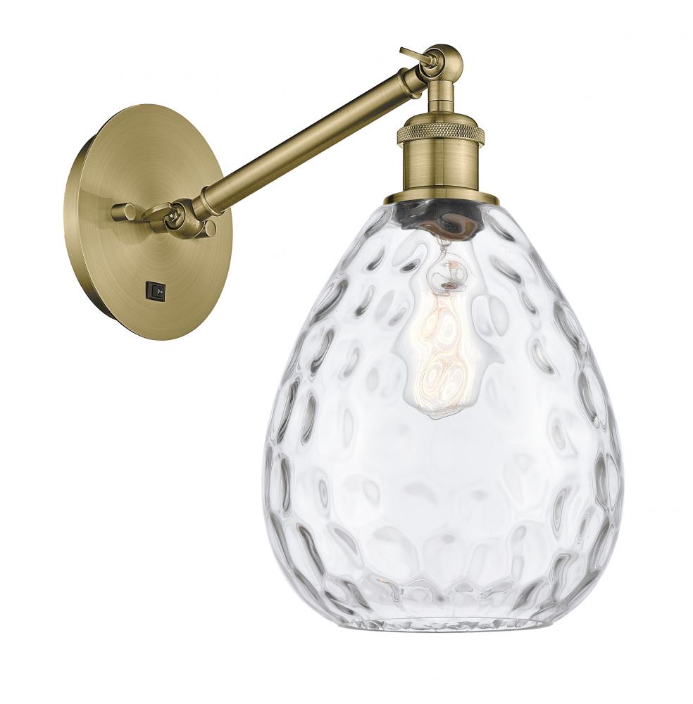 Waverly - 1 Light - 8 inch - Antique Brass - Adjustable Sconce