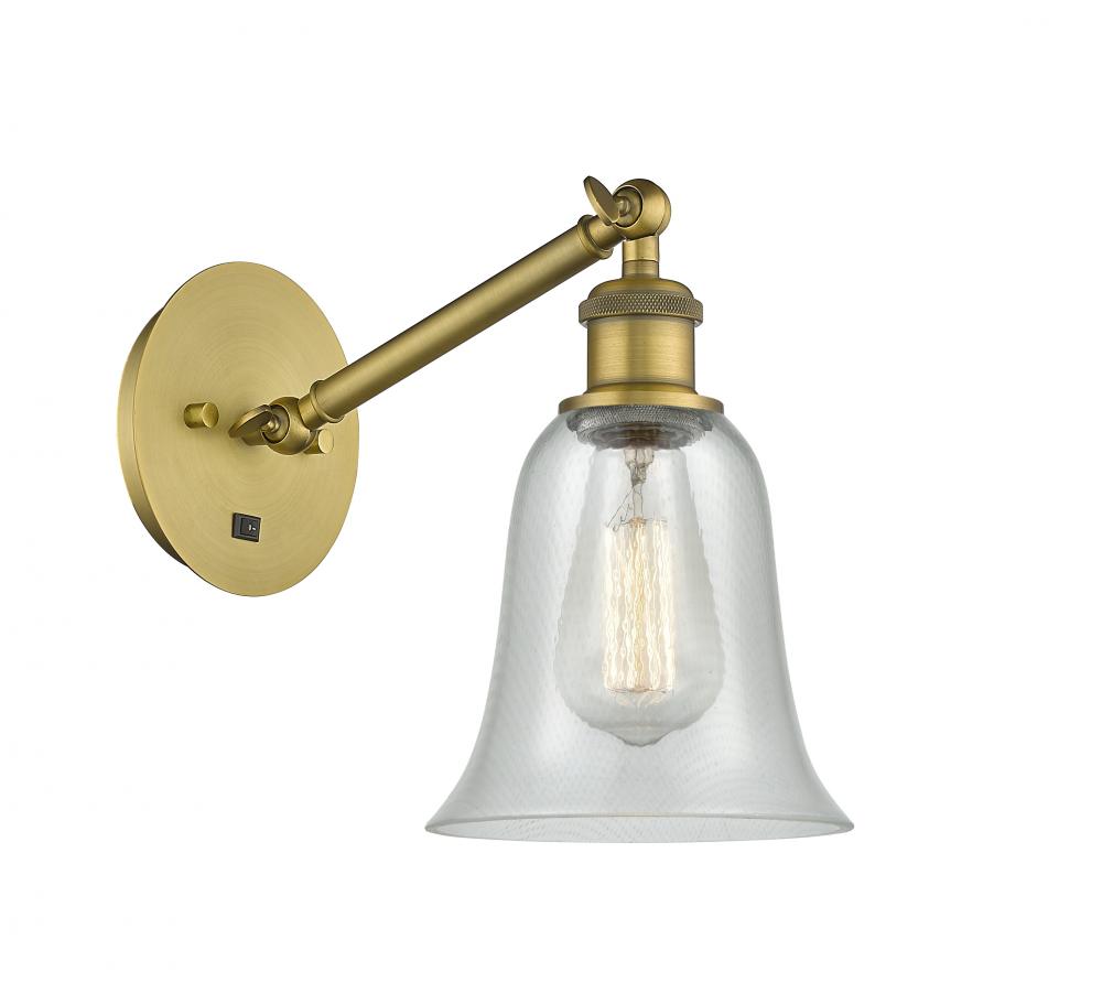 Hanover - 1 Light - 6 inch - Brushed Brass - Adjustable Sconce