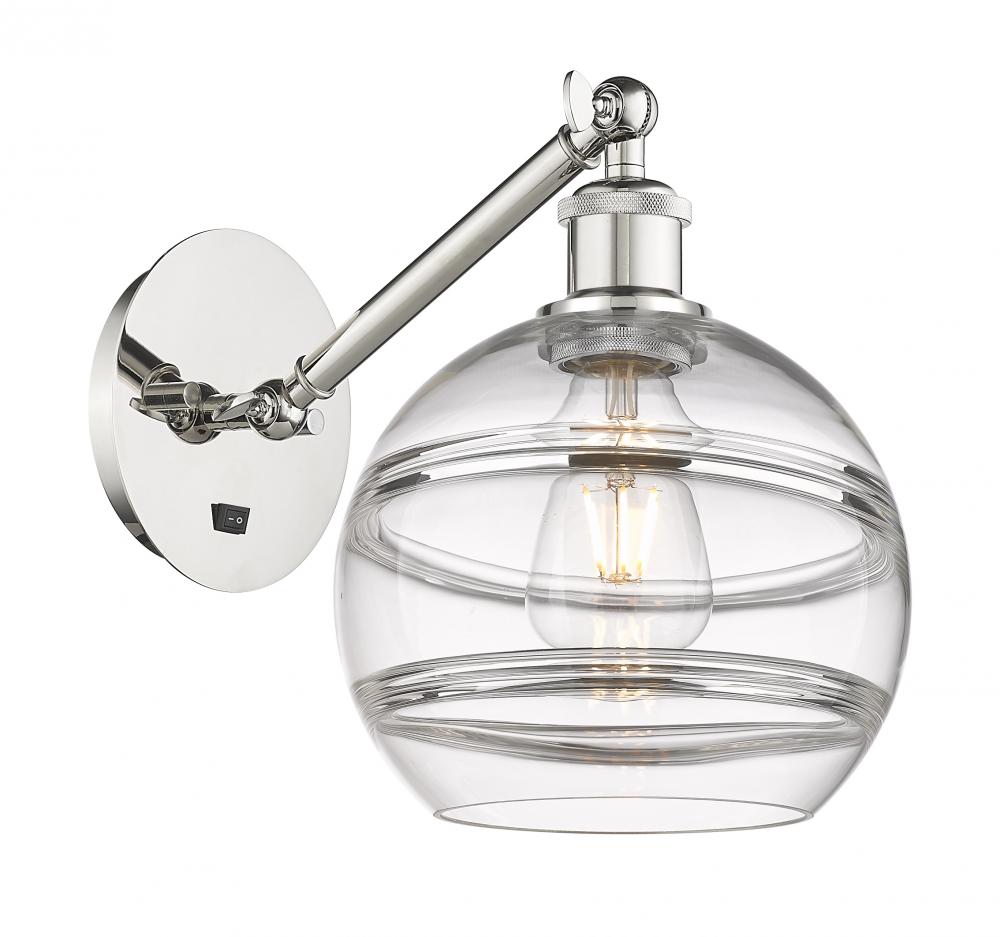 Rochester - 1 Light - 8 inch - Polished Nickel - Adjustable Sconce