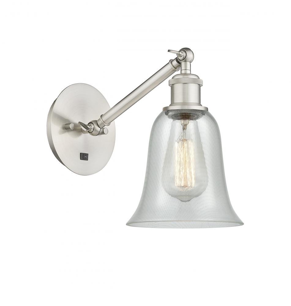 Hanover - 1 Light - 6 inch - Brushed Satin Nickel - Adjustable Sconce