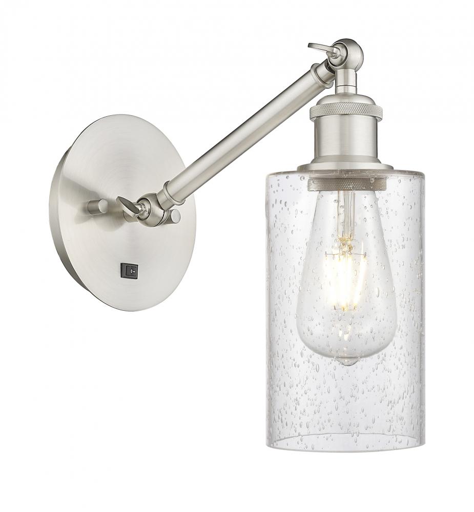 Clymer - 1 Light - 4 inch - Brushed Satin Nickel - Adjustable Sconce