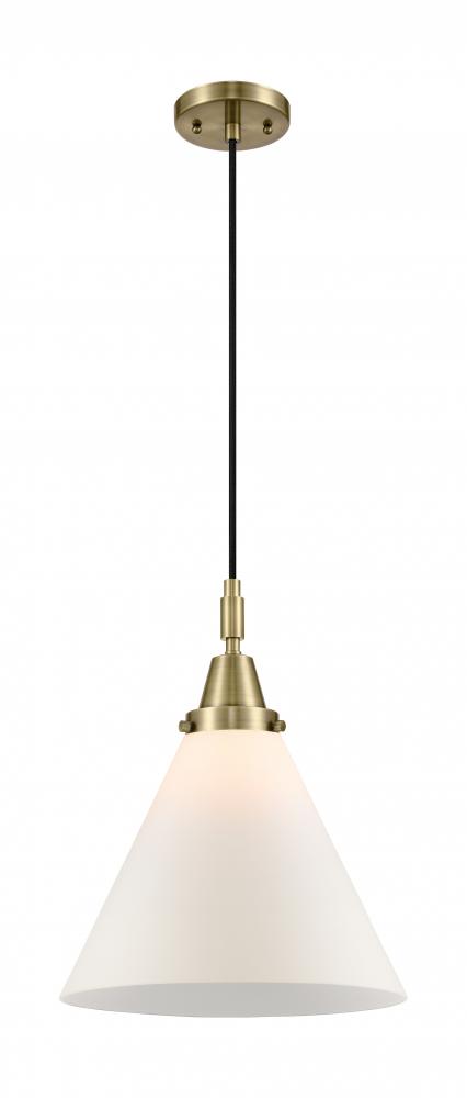 Cone - 1 Light - 12 inch - Polished Chrome - Mini Pendant