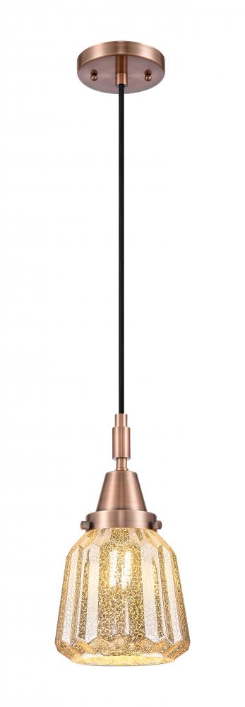 Chatham - 1 Light - 7 inch - Antique Copper - Mini Pendant