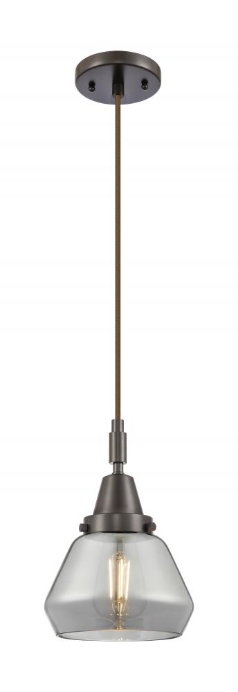 Fulton - 1 Light - 7 inch - Oil Rubbed Bronze - Mini Pendant