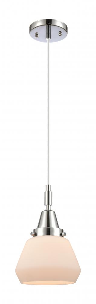 Fulton - 1 Light - 7 inch - Polished Chrome - Mini Pendant