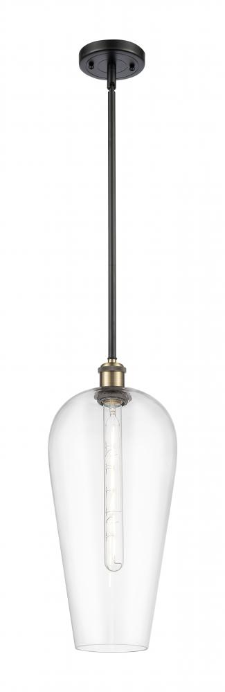 Chelsea - 1 Light - 8 inch - Antique Copper - Stem hung - Mini Pendant
