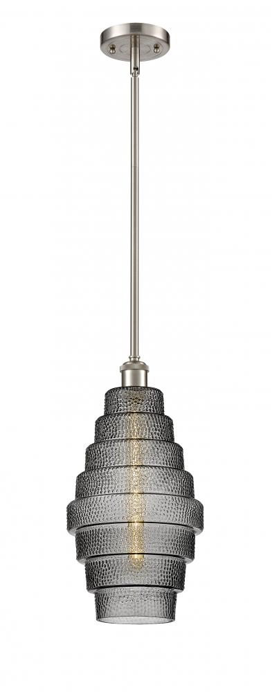 Cascade - 1 Light - 8 inch - Brushed Satin Nickel - Mini Pendant