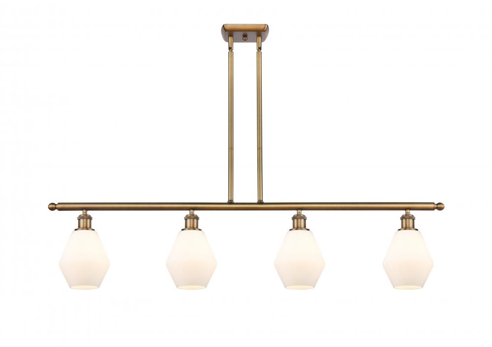 Cindyrella - 4 Light - 48 inch - Brushed Brass - Cord hung - Island Light
