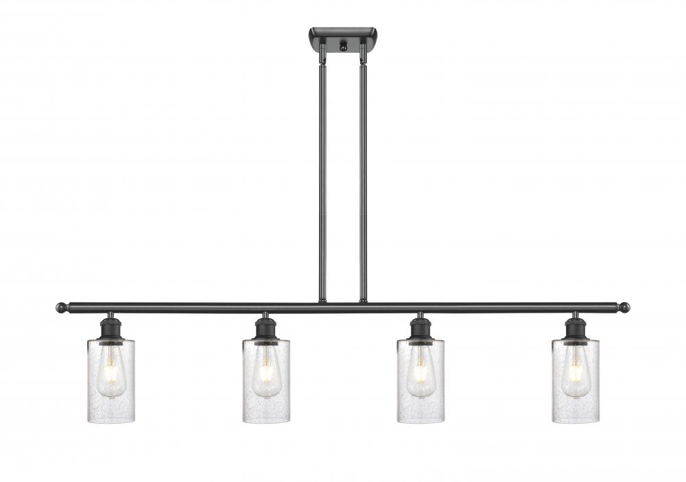 Clymer - 4 Light - 48 inch - Matte Black - Cord hung - Island Light