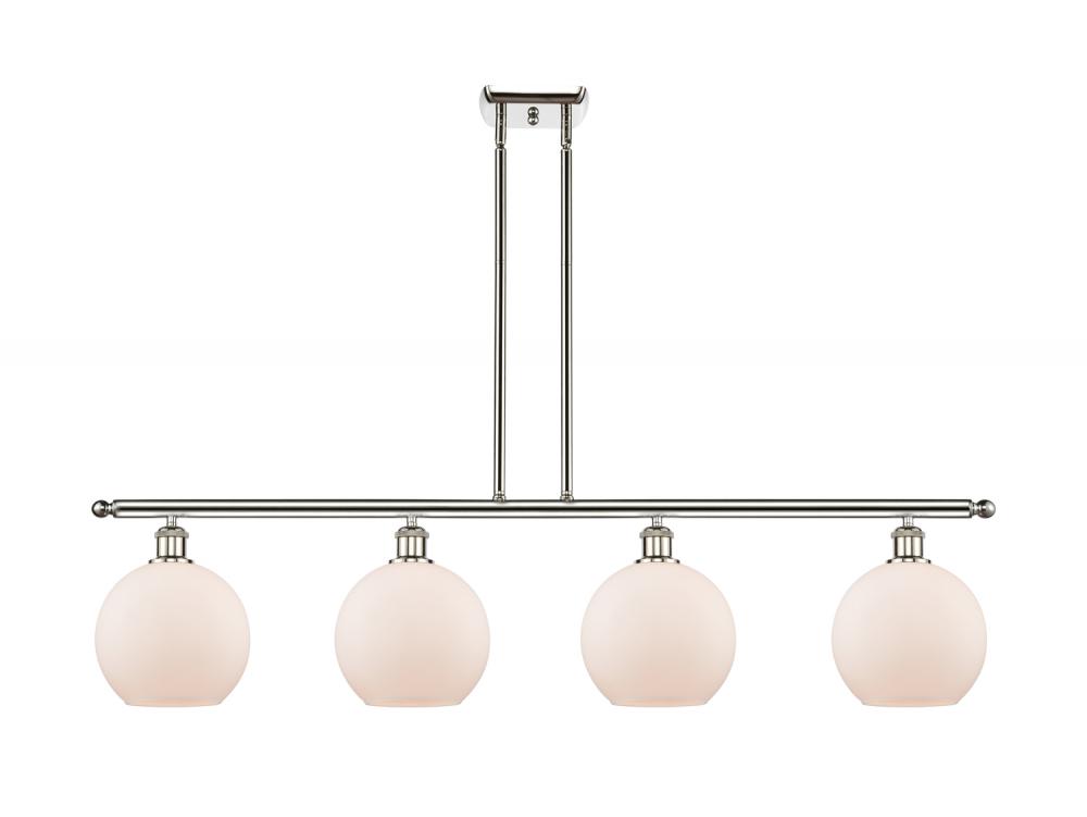 Athens - 4 Light - 48 inch - Polished Nickel - Cord hung - Island Light