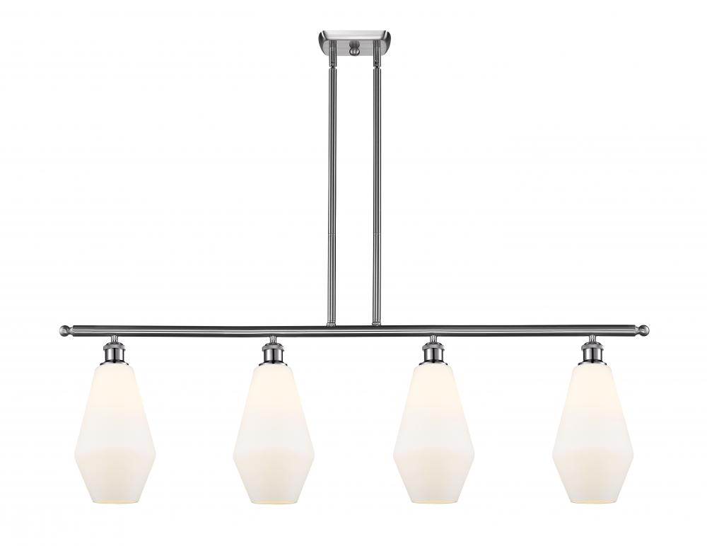 Cindyrella - 4 Light - 48 inch - Brushed Satin Nickel - Cord hung - Island Light