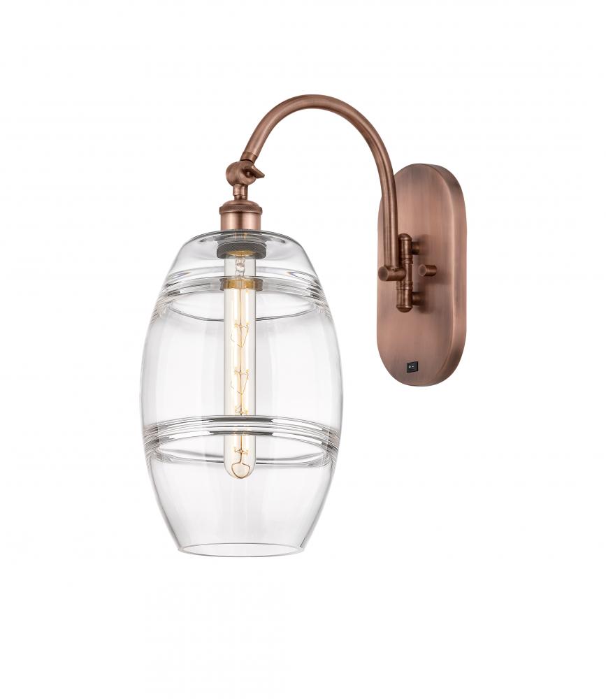 Vaz - 1 Light - 8 inch - Antique Copper - Adjustable Swing Arm