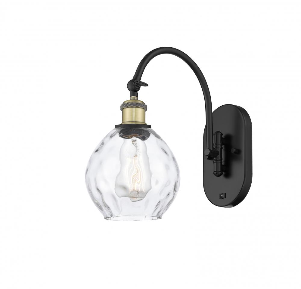 Waverly - 1 Light - 6 inch - Black Antique Brass - Adjustable Swing Arm