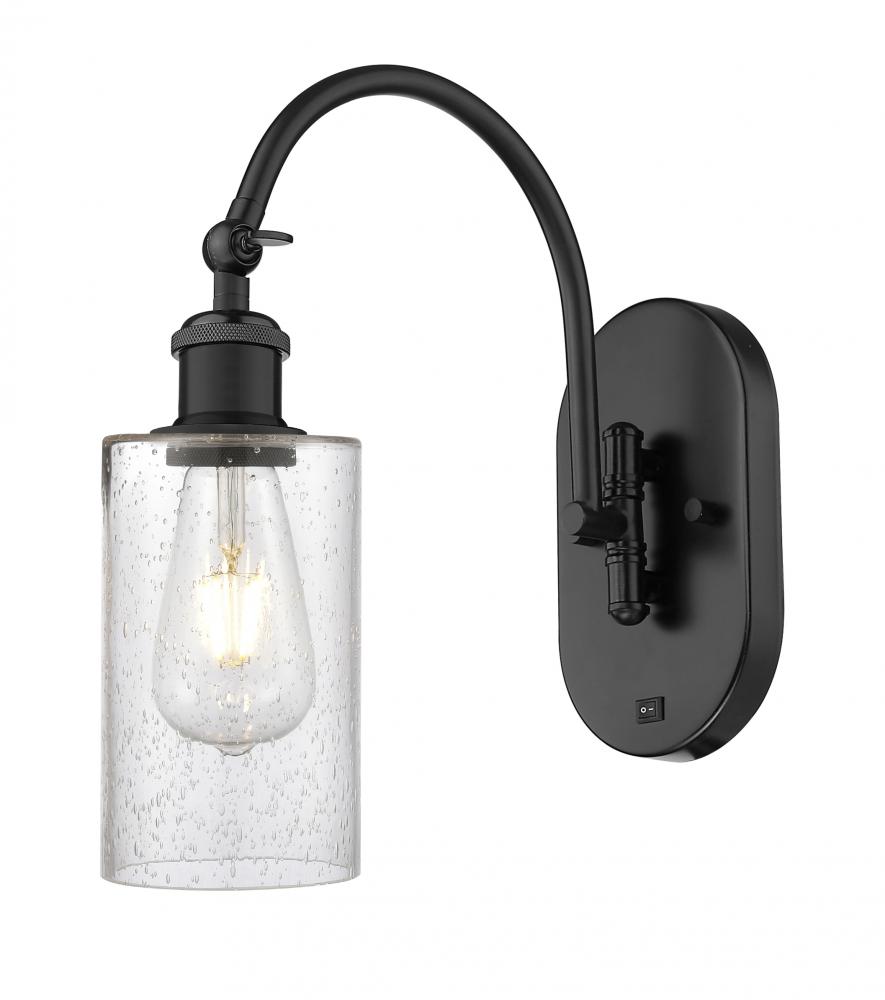 Clymer - 1 Light - 4 inch - Matte Black - Adjustable Swing Arm