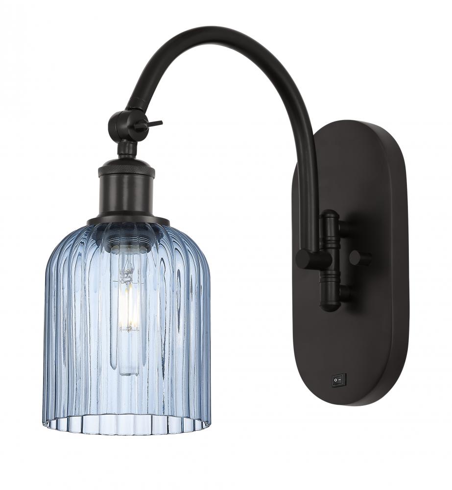Bridal Veil - 1 Light - 5 inch - Oil Rubbed Bronze - Adjustable Swing Arm